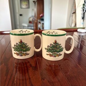Spode Christmas Tree Mugs